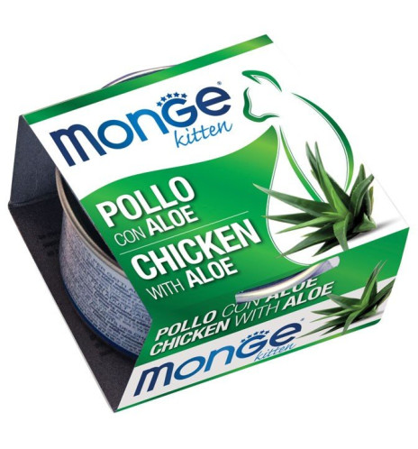 Monge Fruits Pezzetti di Pollo con Aloe – Kitten