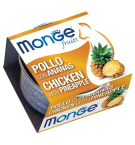 Monge Fruits Pezzetti di Pollo con Ananas – Adult