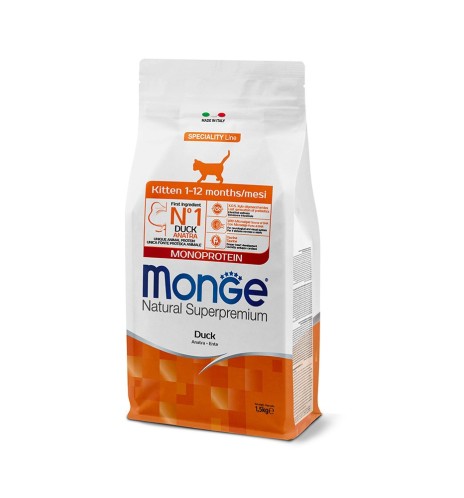 Monge Natural Superpremium Kitten Monoprotein – Anatra