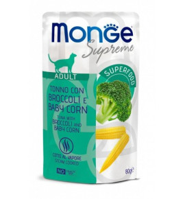 Monge Supreme Tonno con Broccoli e Baby Corn – Adult