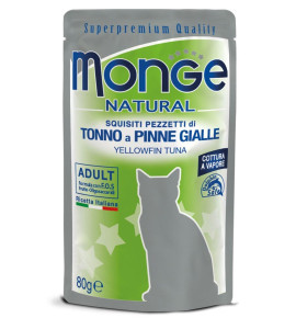 Monge Natural Pezzetti di Tonno a pinne gialle – Adult