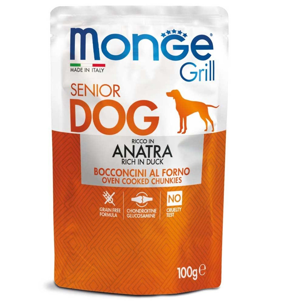 Monge Grill Bocconcini – Ricco in Anatra – Senior