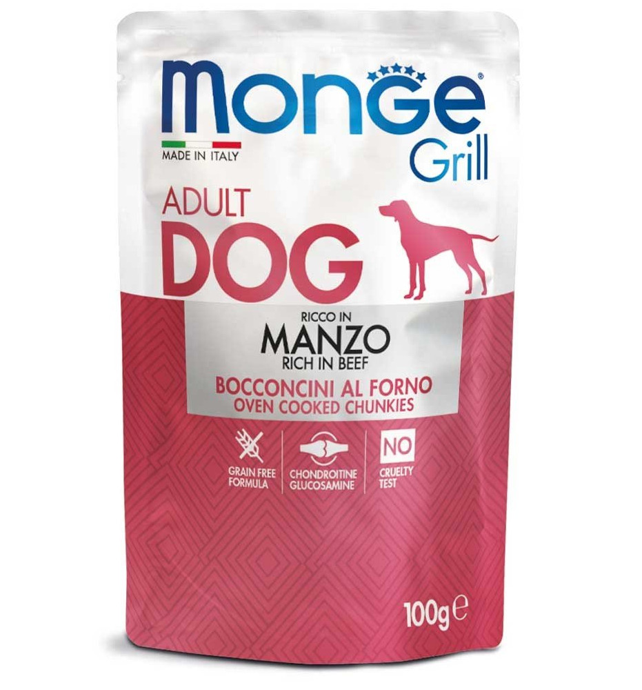 Monge Grill Bocconcini – Ricco in Manzo – Adult