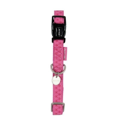 Collare per cani regolabile Zolux Mac Leather Fucsia