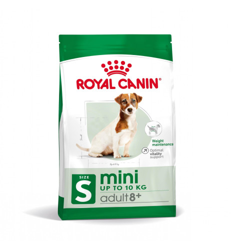 ROYAL CANIN® SIZE HEALTH NUTRITION MINI ADULT 8+ - Alimento secco per cani di taglia piccola | Ideale per cani maturi fino a 10