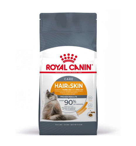 ROYAL CANIN® FELINE CARE NUTRITION HAIR&SKIN CARE Dry Pet Food for Cat - Promotes Healthy Skin and Coat
