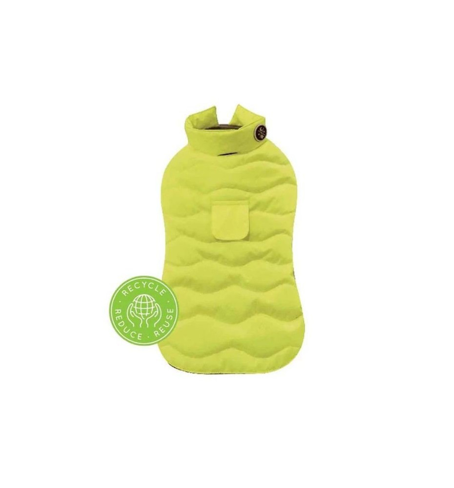 Giubbotto per cane 60 cm  Eco Leaves Yellow Flu Croci