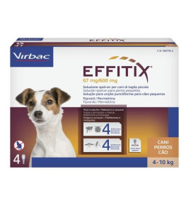 Effetix per cani - protezione da pulci, zecche e zanzare