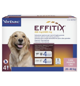 Effetix per cani - protezione da pulci, zecche e zanzare