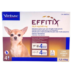 Effetix per cani - protezione da pulci, zecche e zanzare