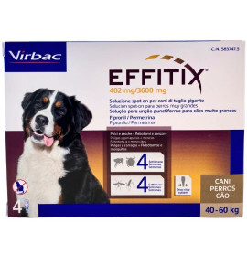 Effetix per cani - protezione da pulci, zecche e zanzare