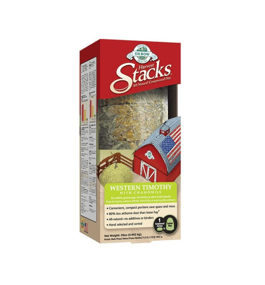 Harvest Stacks Western Timothy con camomilla | fieno
