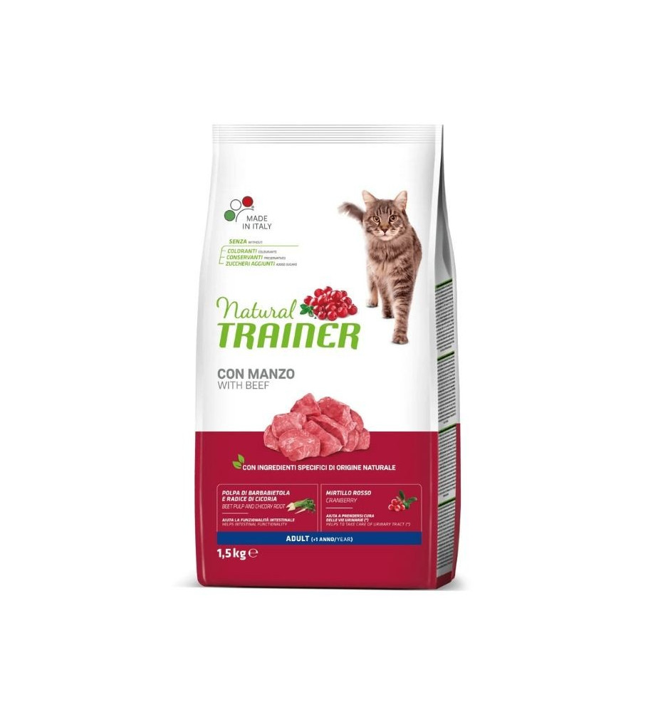 Crocchette adult gatto al manzo| Nutrizione completa