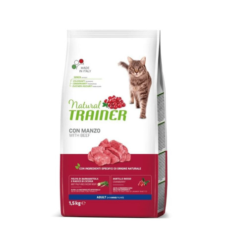 Crocchette adult gatto al manzo| Nutrizione completa Crocchette adult gatto al manzo| Nutrizione completa