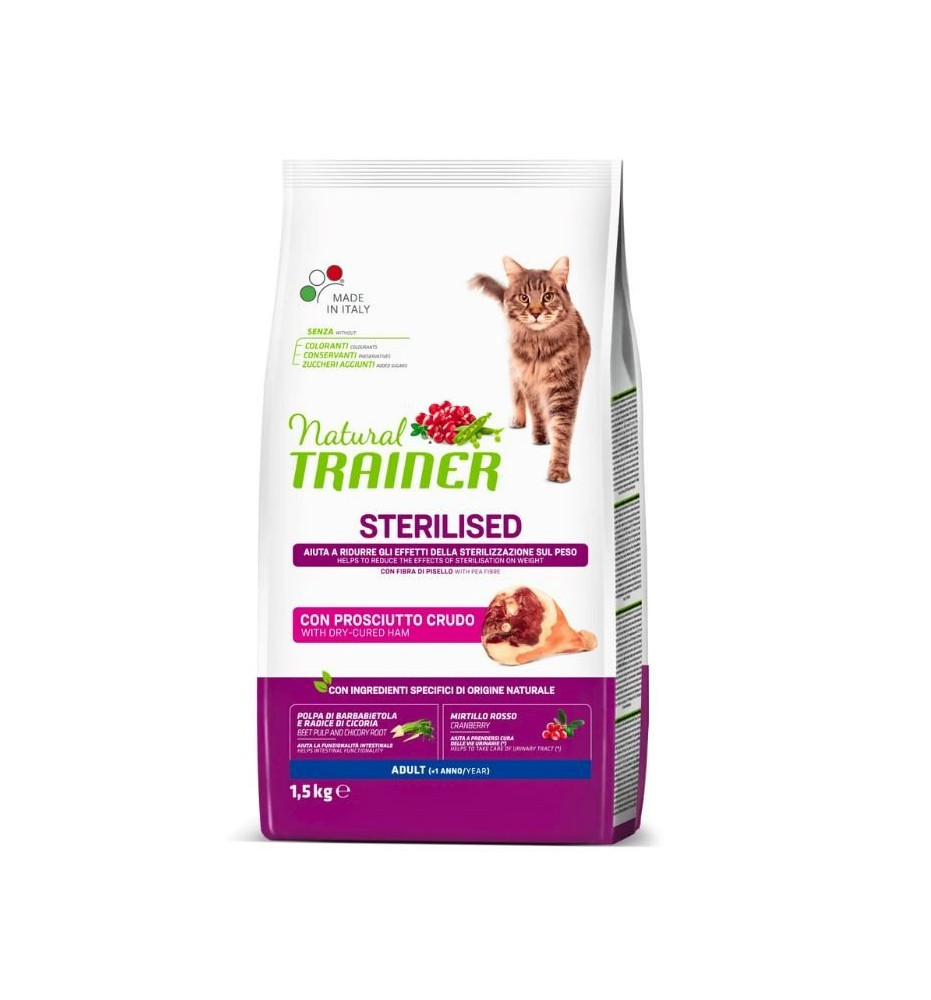 Sterilised adult Trainer | Crocchette prosciutto crudo
