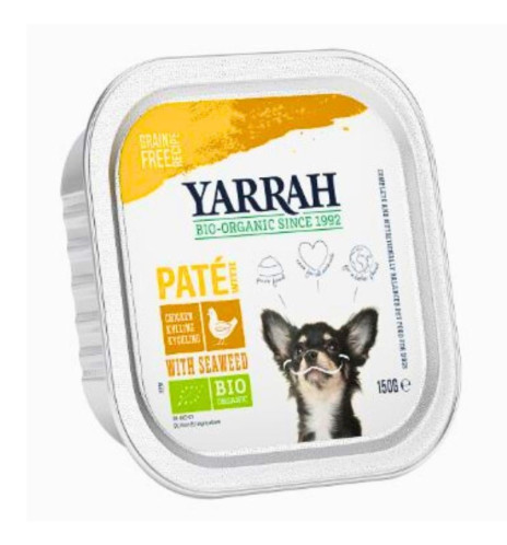 Paté per cani con pollo e alghe – Gustoso e biologico Paté per cani con pollo e alghe – Gustoso e biologico