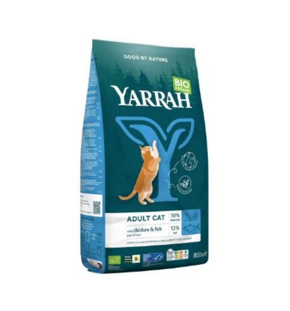 Crocchette pesce e pollo per gatti – Yarrah Biologiche