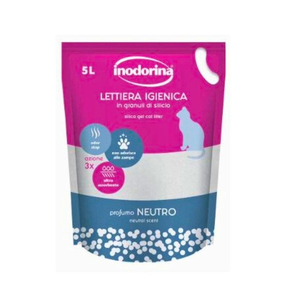 Lettiera profumo neutro Inodorina | Sabbiolina silicea