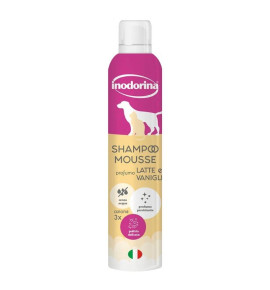 Shampoo mousse Latte Vaniglia Inodorina – Pulizia a secco