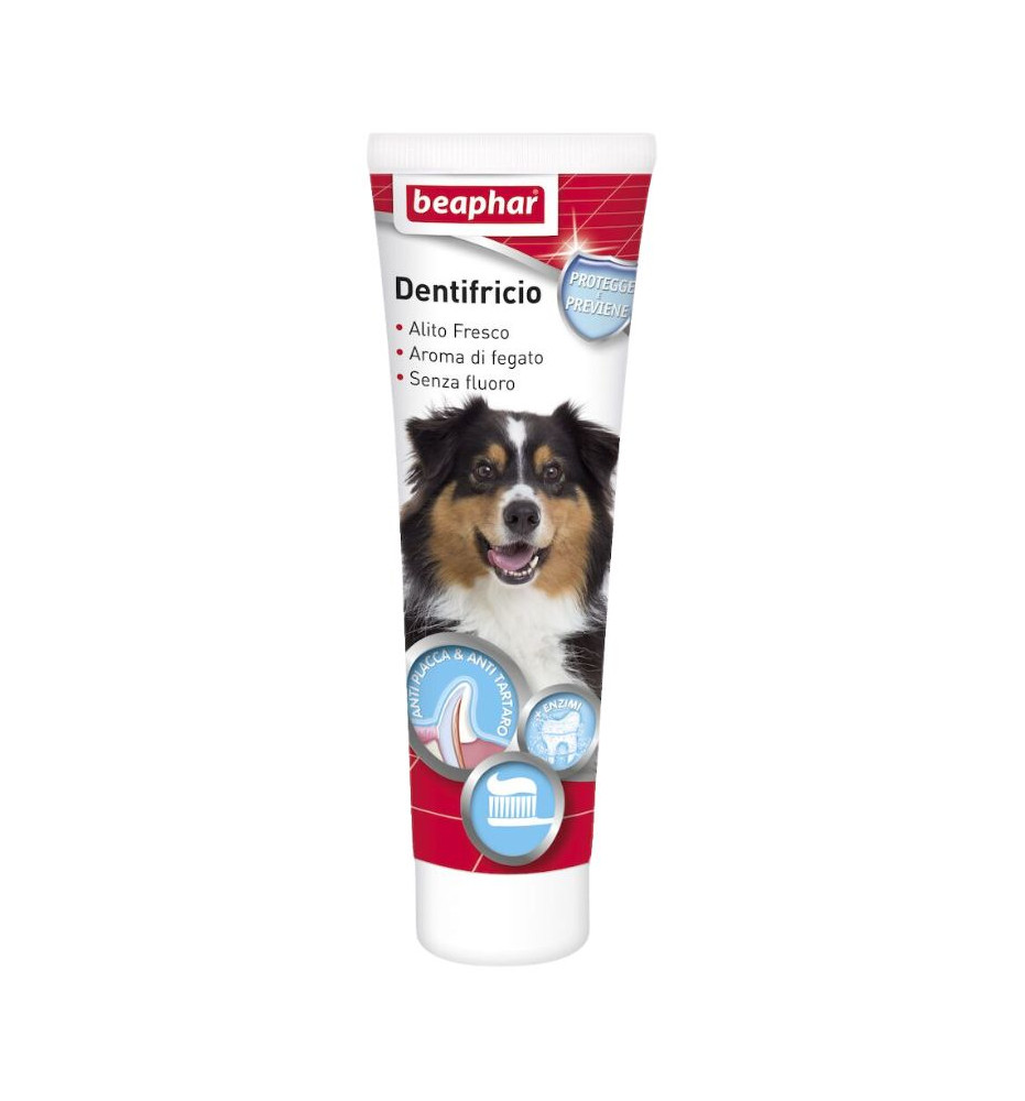 Dentifricio per cani Beaphar – Igiene orale gusto fegato