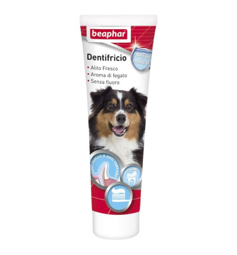 Dentifricio per cani Beaphar – Igiene orale gusto fegato Dentifricio per cani Beaphar – Igiene orale gusto fegato
