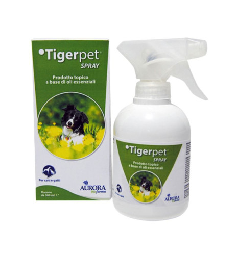 Tigerpet Spray Aurora Biofarma – Antiparassitario Cane Gatto Tigerpet Spray Aurora Biofarma – Antiparassitario Cane Gatto