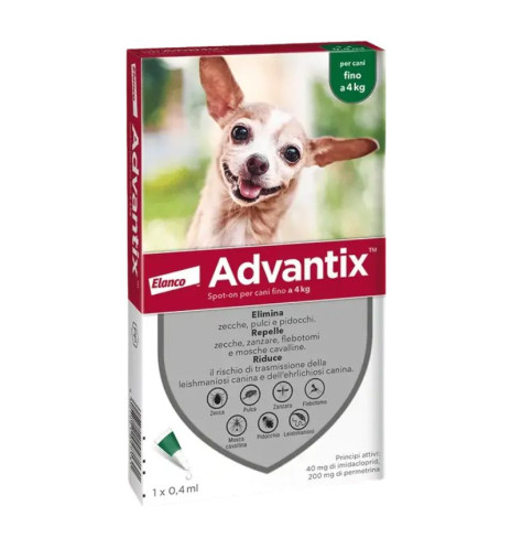 Advantix Spot-On per cani – Protezione 4 in 1 Advantix Spot-On per cani – Protezione 4 in 1